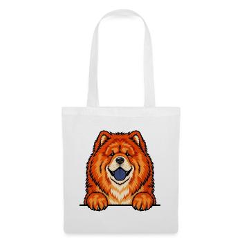 Chow Chow - Stoffbeutel - Weiß - Vorne