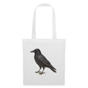 Black Crow - Stoffbeutel - Weiß - Vorne