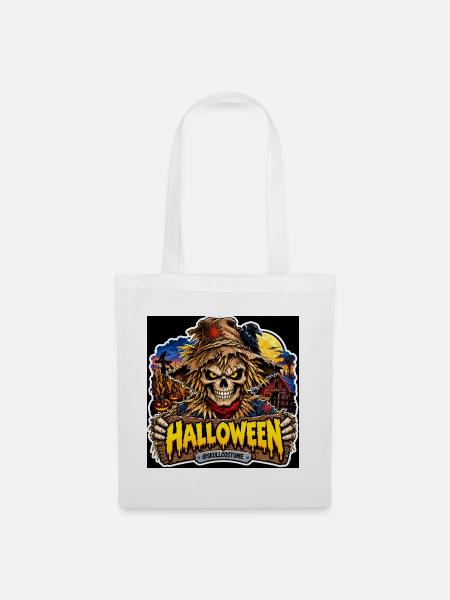 SkullCostume Halloween Edition: Die Vogelscheuche - Stoffbeutel - Weiß