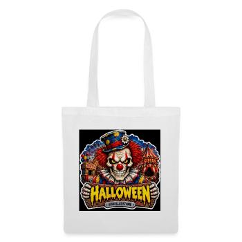 SkullCostume Halloween Edition: Der Killerclown - Stoffbeutel - Weiß - Vorne