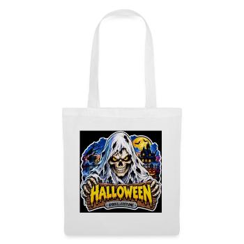 SkullCostume – Halloween Edition: Der Geist - Stoffbeutel - Weiß - Vorne