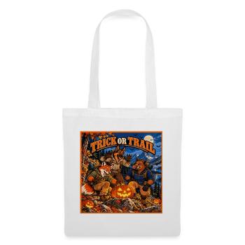 Trick oder Trail – Halloween Outdoor - Stoffbeutel - Weiß - Vorne