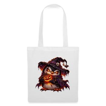 Pinguin Dunkel Niedlich - Stoffbeutel - Weiß - Vorne