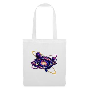 Umlaufbahnen um ein kosmisches Auge - Stoffbeutel - Weiß - Vorne