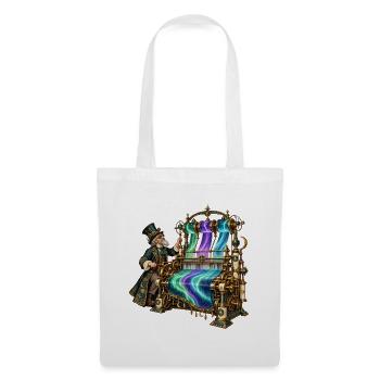Aurora-Steampunk Webstuhl - Stoffbeutel - Weiß - Vorne