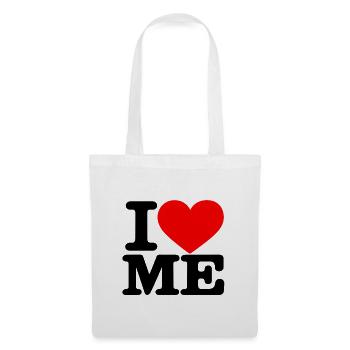 I Love Me – Selbstliebe Statement - Stoffbeutel - Weiß - Vorne