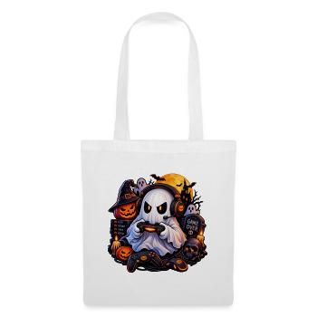 Halloween Gamer Geist: Hol dir den Style jetzt! - Stoffbeutel - Weiß - Vorne