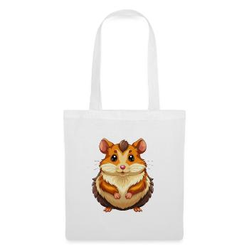 Hamster - Stoffbeutel - Weiß - Vorne
