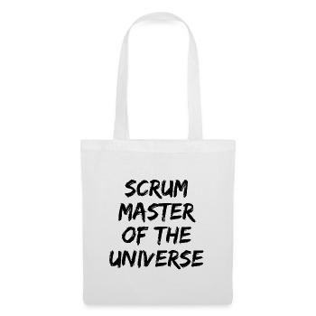 SCRUM MASTER OF THE UNIVERSE AGILE TEAM - Stoffbeutel - Weiß - Vorne