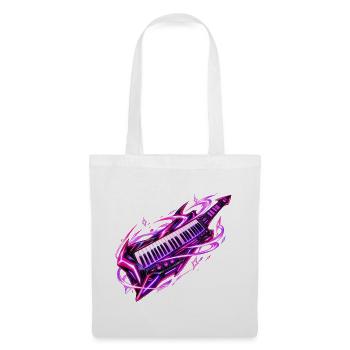 Neon Galaxy Keytar - Stoffbeutel - Weiß - Vorne