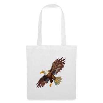 Fliegender Weißkopfseeadler - Stoffbeutel - Weiß - Vorne
