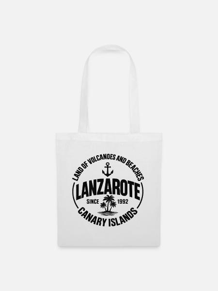 Lanzarote - Islas Canarias - Kanaren - Spanien - Stoffbeutel - Weiß
