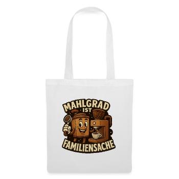Hobby Barista Geschenk für neue Siebträgerfans - Stoffbeutel - Weiß - Vorne