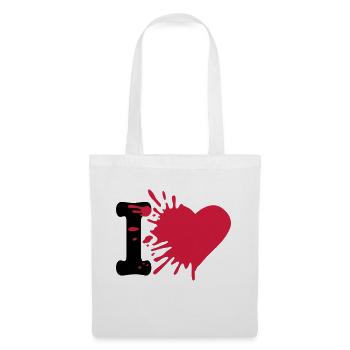 i love - Tote Bag - white - Front
