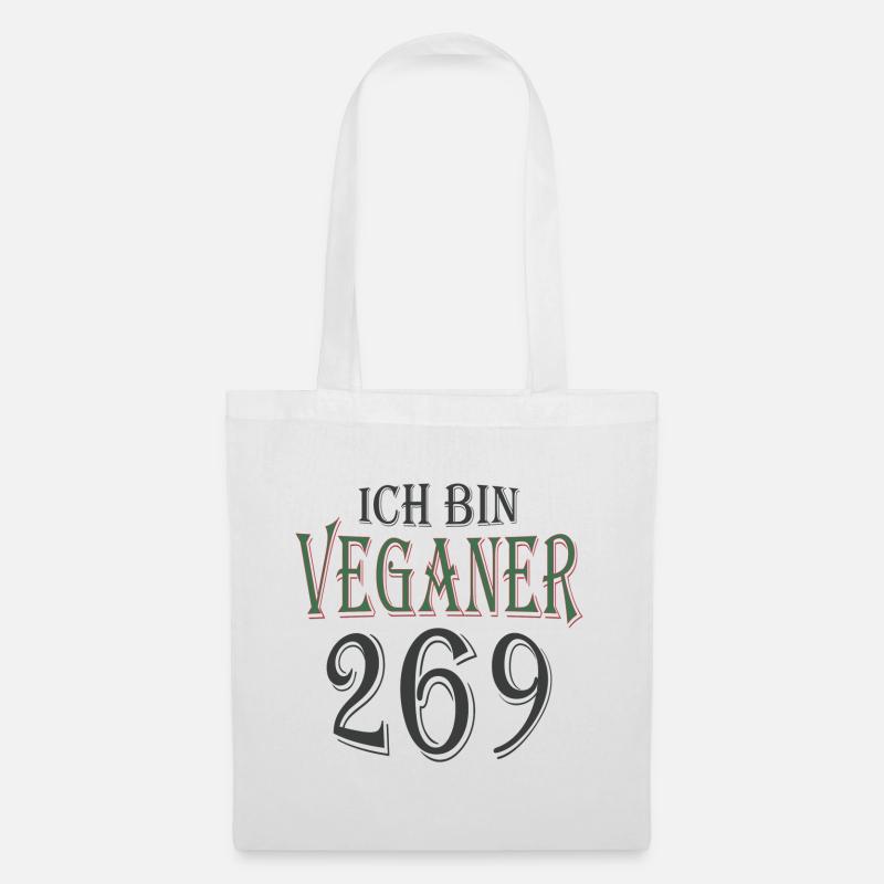 Veganer 269 - Stoffbeutel - Weiß