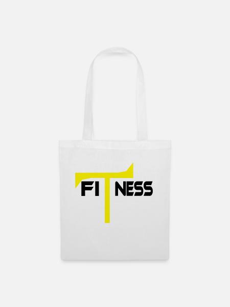 FiTness - Stoffbeutel - Weiß