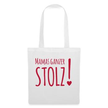 Mamas ganzer Stolz (dh) - Stoffbeutel - Weiß - Vorne