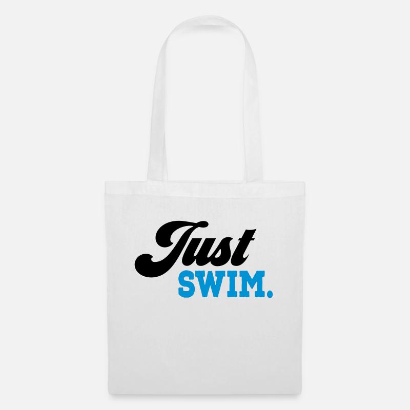 schwimmen - Stoffbeutel - Weiß