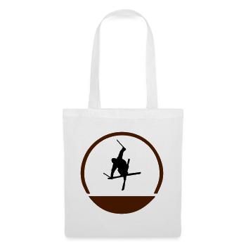 Ski Springer Logo - Stoffbeutel - Weiß - Vorne