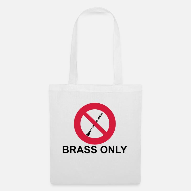 Brass Only - Sac en tissu - blanc