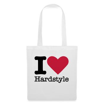 I Love Hardstyle - Tote Bag - white - Front
