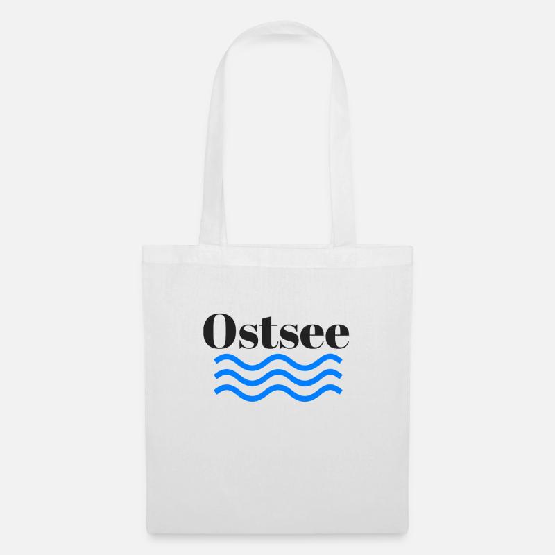Ostsee transparent - Stoffbeutel - Weiß