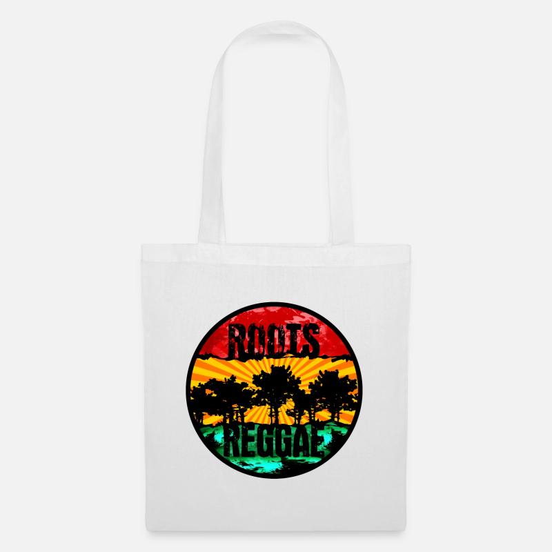 Reggae Roots Sunset Design - Tote Bag - white