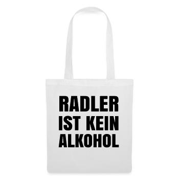 Radler ist kein Alkohol - Stoffbeutel - Weiß - Vorne