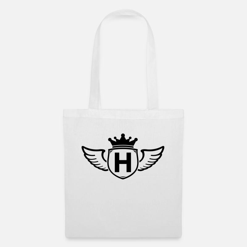 h - Tote Bag - white