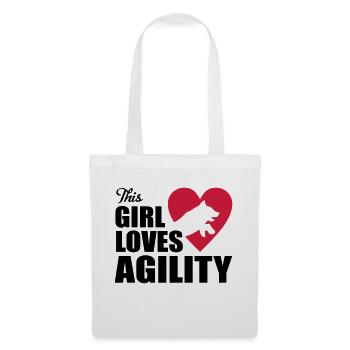 agility - Sac en tissu - blanc - Devant