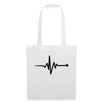 puls_beat_ekg_arzt__f1 - Tote Bag - white - Front