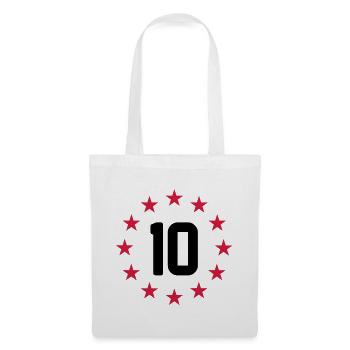 10 ans - Sac en tissu - blanc - Devant