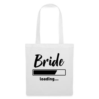 Bride loading - Tote Bag - white - Front
