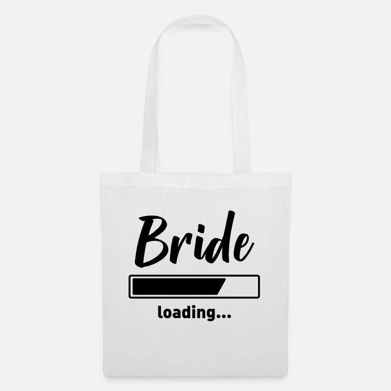 Bride loading - Sac en tissu - blanc