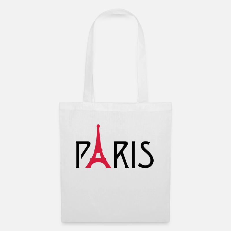 Paris Tour Eiffel - Sac en tissu - blanc