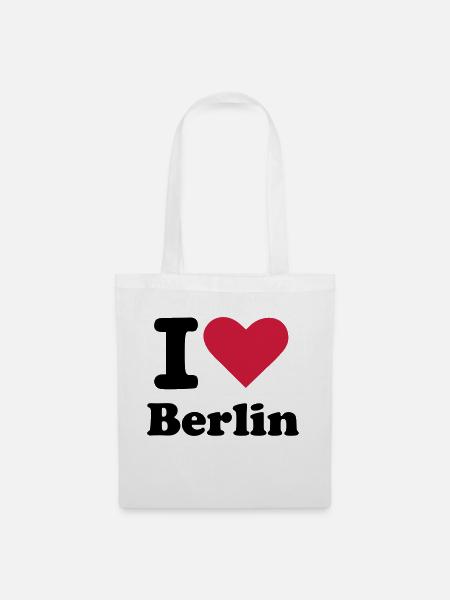 Berlin - Stoffbeutel - Weiß