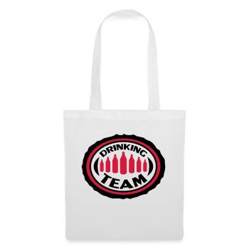 Drinking Team - Sac en tissu - blanc - Devant