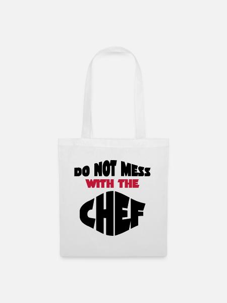 chef - Stoffbeutel - Weiß