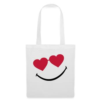 smileface_5 - Stoffbeutel - Weiß - Vorne