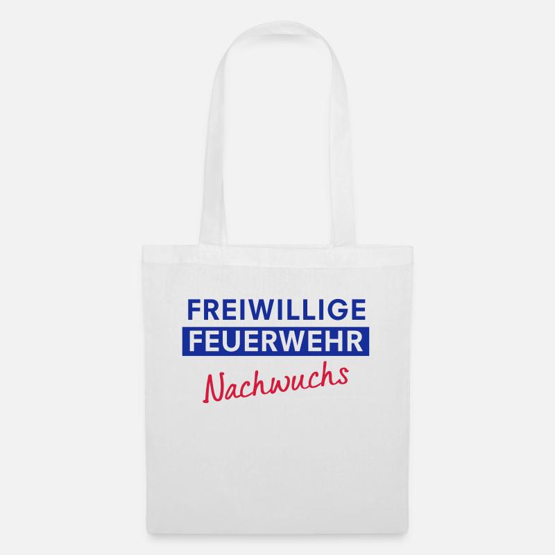 Freiwillige Feuerwehr Nachwuchs - Stoffbeutel - Weiß