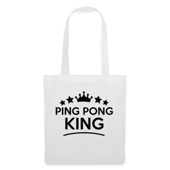 ping pong king stars - Sac en tissu - blanc - Devant