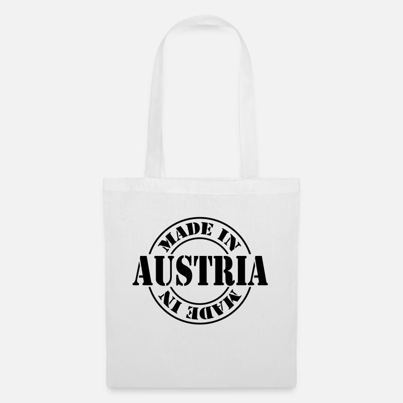 made in austria m1k2 - Stoffbeutel - Weiß