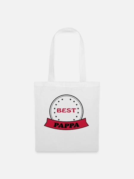 Best pappa 111 - Stoffbeutel - Weiß