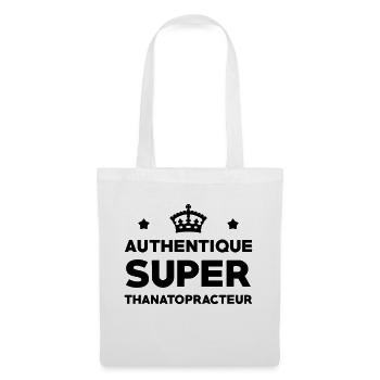Thanatopraxie / Thanatopracteur / Thanatopractrice - Sac en tissu - blanc - Devant
