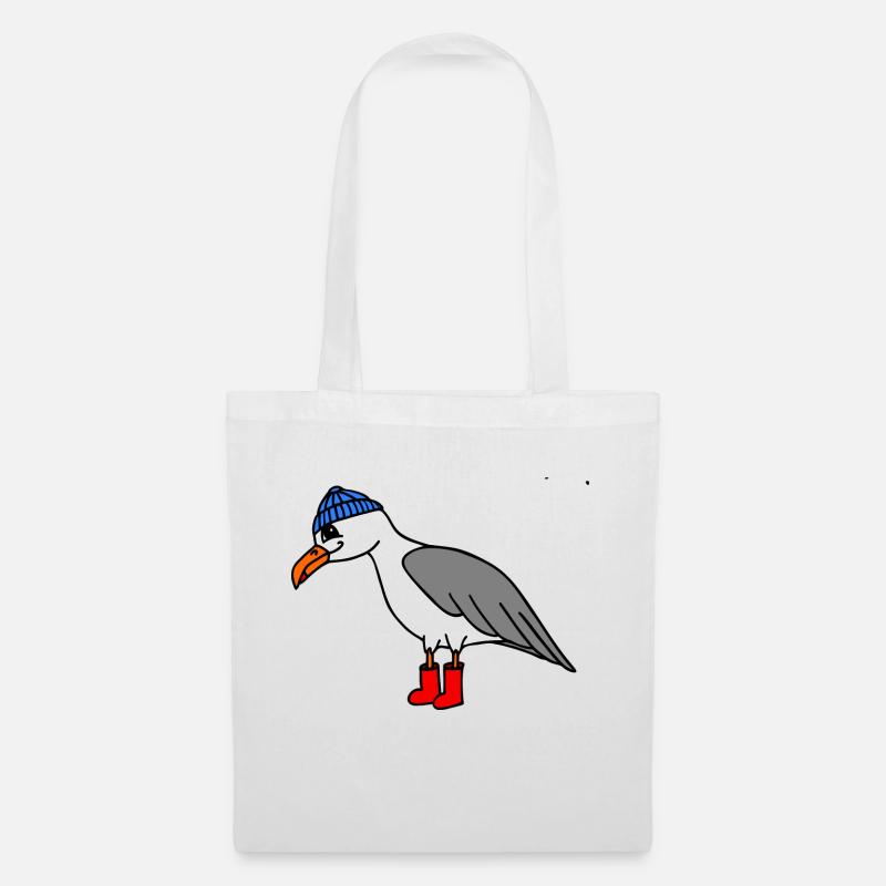 Mouette - Sac en tissu - blanc