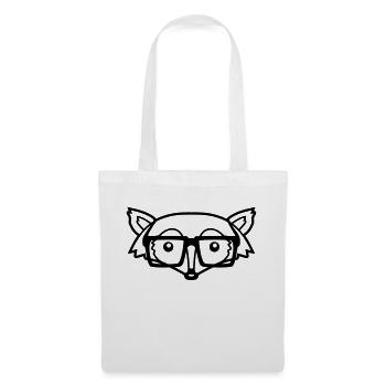 Kopf Design Fuchs - Stoffbeutel - Weiß - Vorne