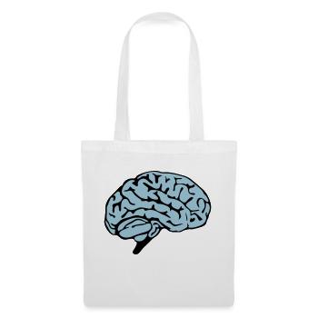 brain design - Stoffbeutel - Weiß - Vorne