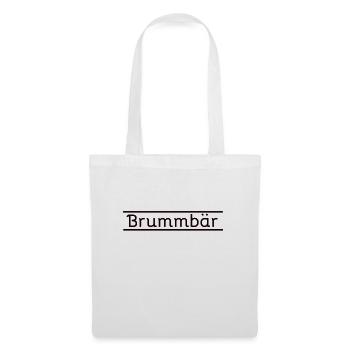 Brummbär - Stoffbeutel - Weiß - Vorne