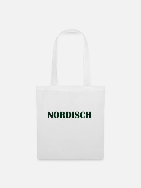 Nordisch - Stoffbeutel - Weiß