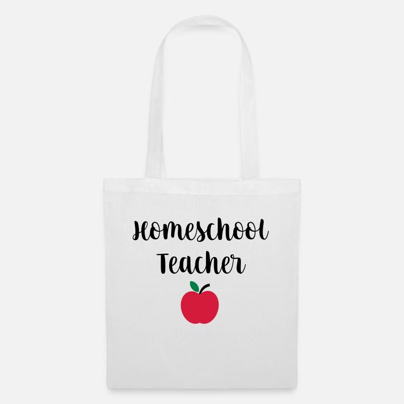 Homeschool Teacher - Stoffbeutel - Weiß